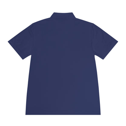 Navy Logo Sport Polo Shirt