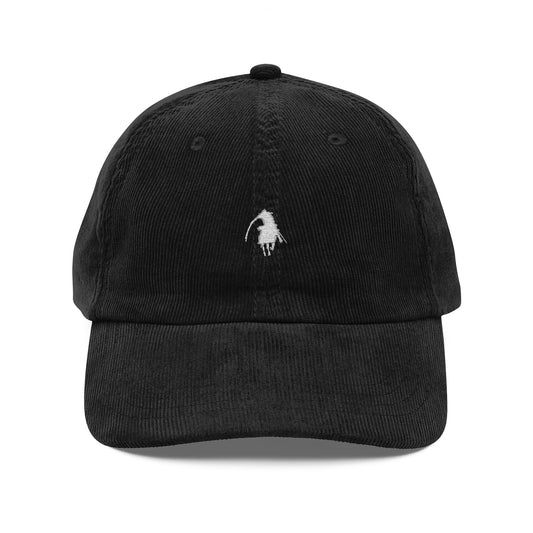 Black Corduroy Cap