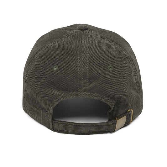 Olive Corduroy Cap