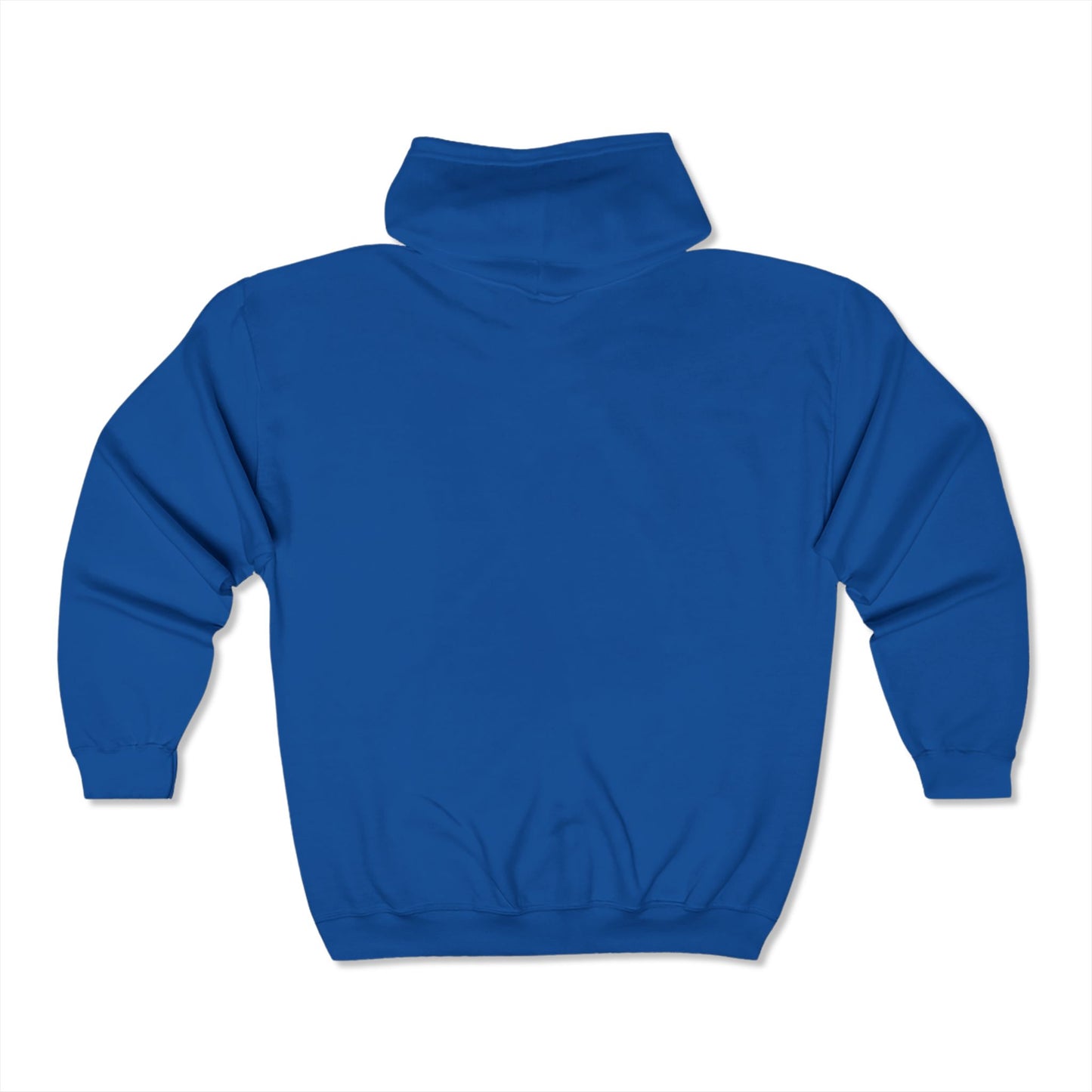 Royal Blue Logo Heavy Full Zip Hoodie