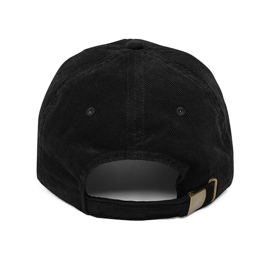 Black Corduroy Cap