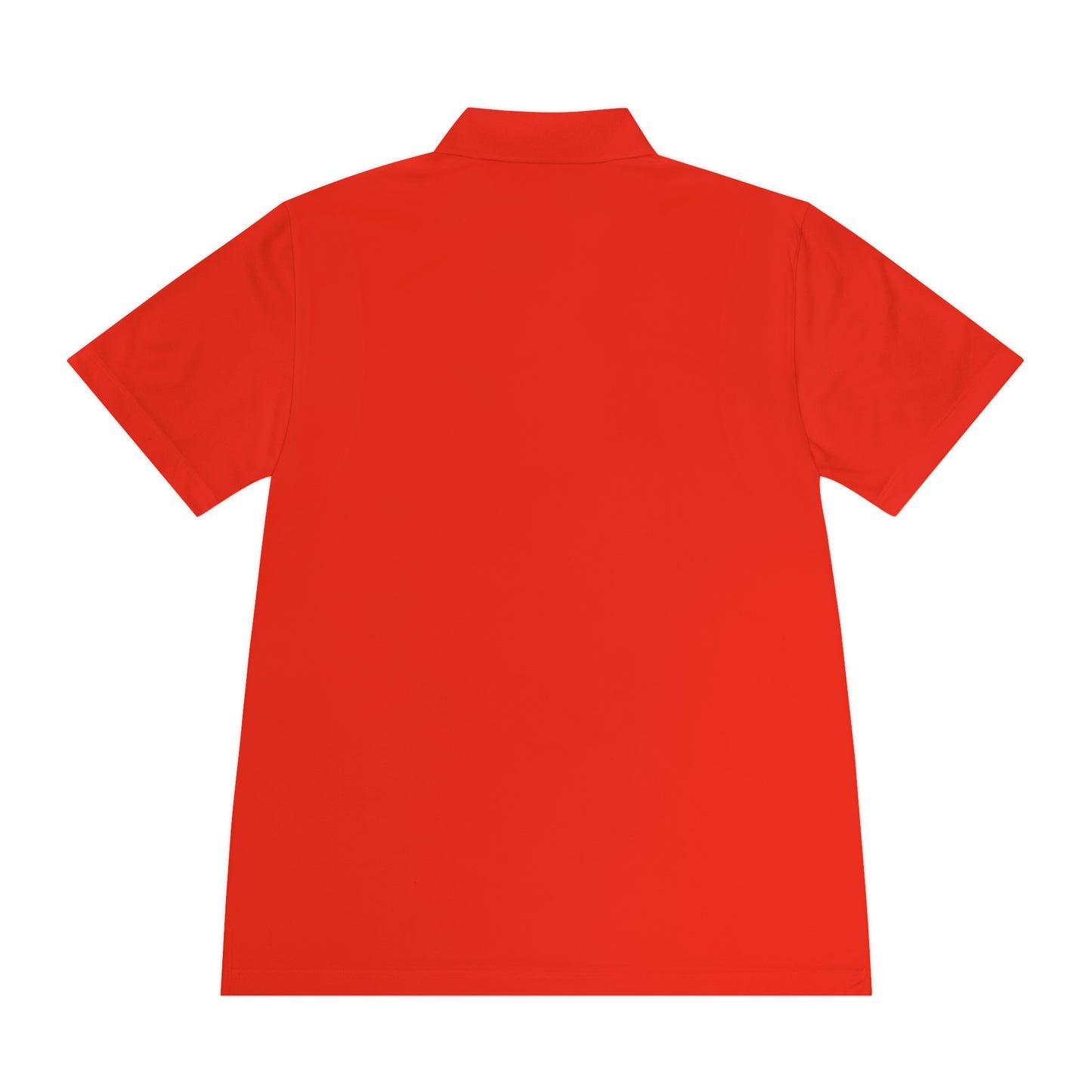 Orange Logo Sport Polo Shirt