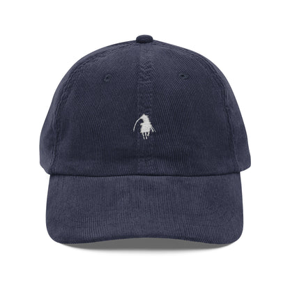 Navy Corduroy Cap