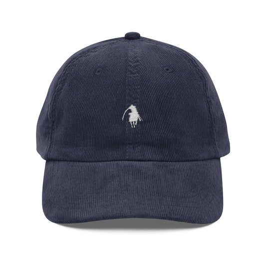 Navy Corduroy Cap