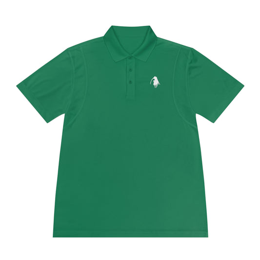 Green Logo Sport Polo Shirt