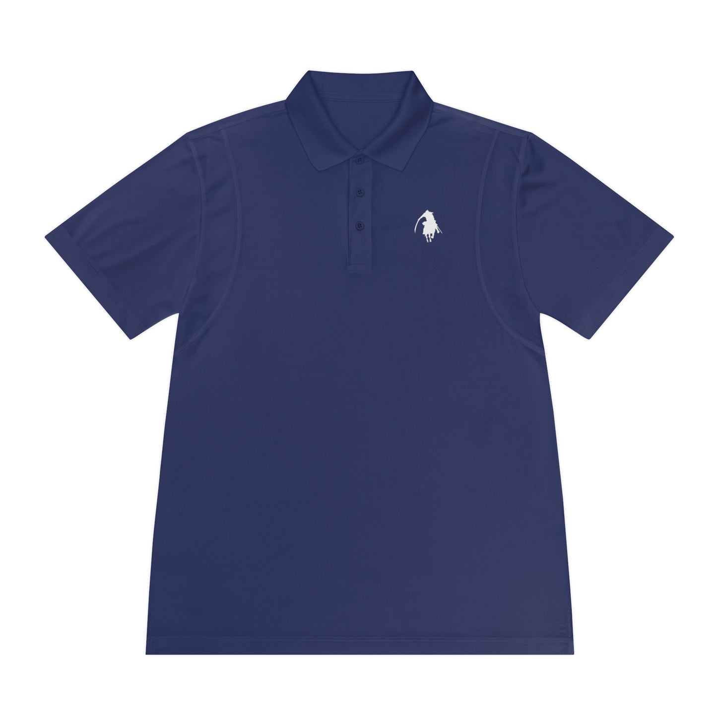 Navy Logo Sport Polo Shirt