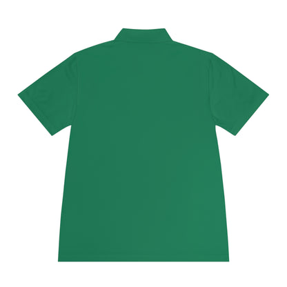 Green Logo Sport Polo Shirt